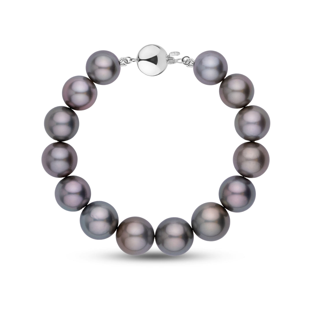 11.2–12.6 mm AAA Round Tahitian Pearl Bracelet