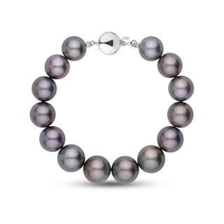 11.2–12.6 mm AAA Round Tahitian Pearl Bracelet, view 4