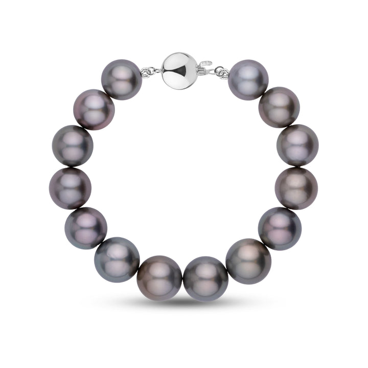 11.2–12.6 mm AAA Round Tahitian Pearl Bracelet