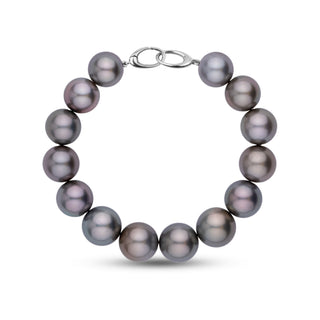 11.2–12.6 mm AAA Round Tahitian Pearl Bracelet, view 2