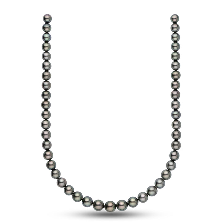 8.2-10.6 mm AA+/AAA Tahitian Round Pearl Necklace
