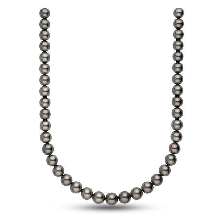10.1-12.1 mm AAA Tahitian Round Pearl Necklace