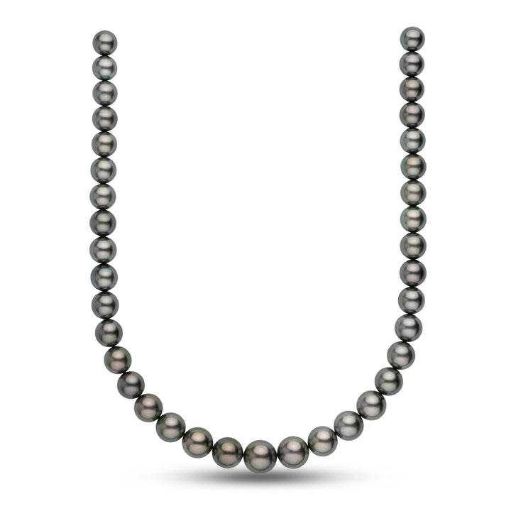 10.0-13.4 mm AAA Tahitian Round Pearl Necklace