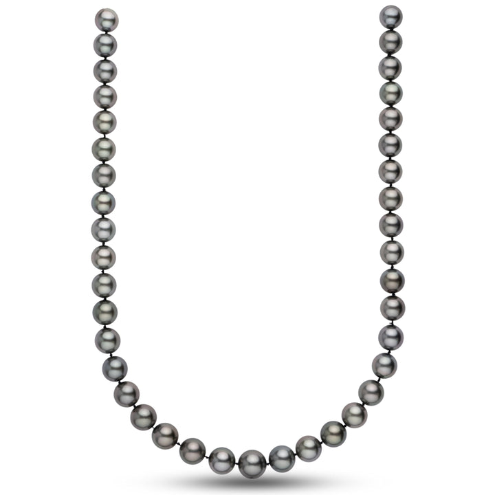10.0-12.1 mm AAA Tahitian Round Pearl Necklace