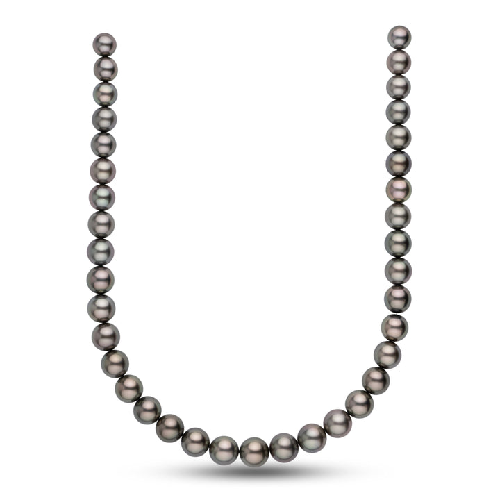 10.0-12.5 mm AAA Tahitian Round Pearl Necklace