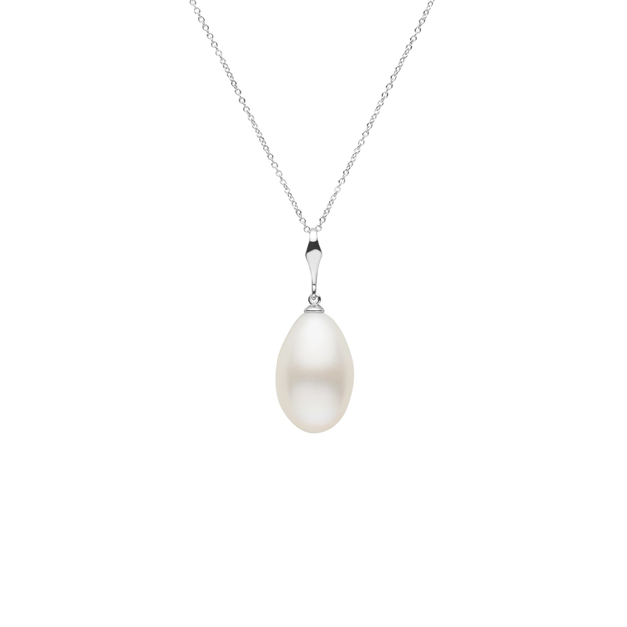 12.3 mm White Freshwater Drop Pearl Essential Pendant