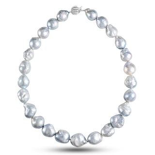 14.0-17.5 mm AAA Baroque White South Sea Pearl Necklace