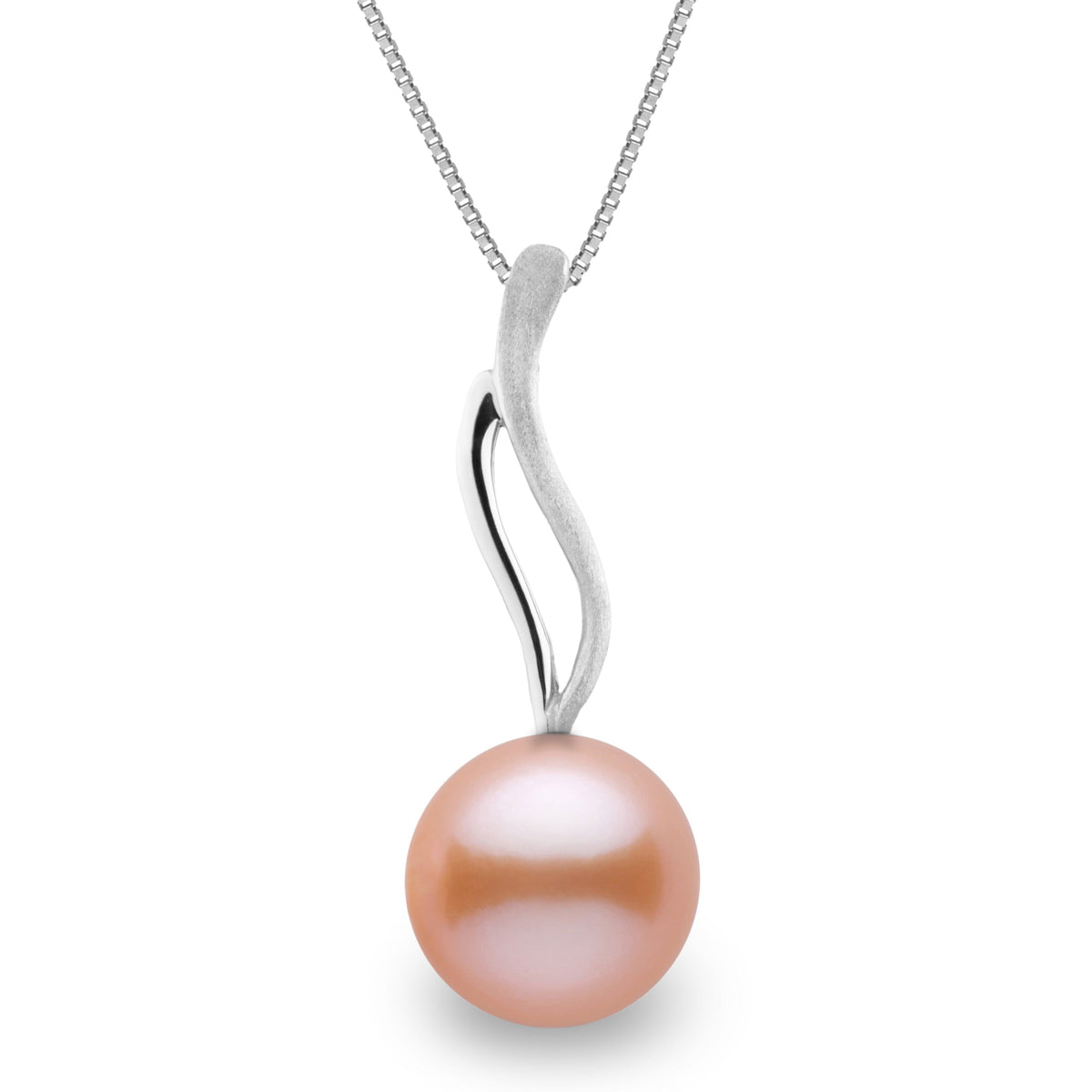 Wisp Collection 10.0-11.0 mm Pink to Peach Freshadama Pearl Pendant, view 2