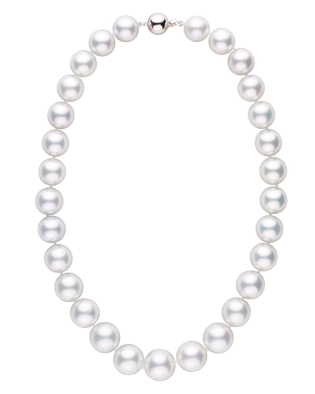 Large, round South Sea pearl necklace