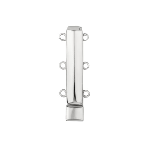 14K White Gold Bar
