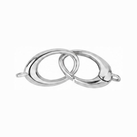 14K White Gold Large Orbit