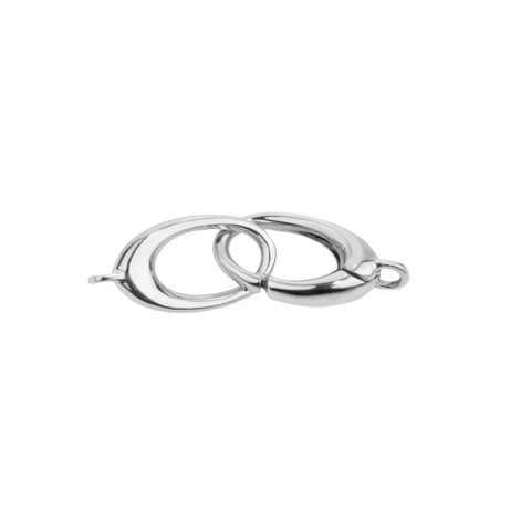 14K White Gold Small Orbit