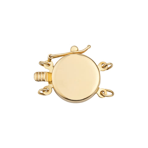14K Yellow Gold Circle
