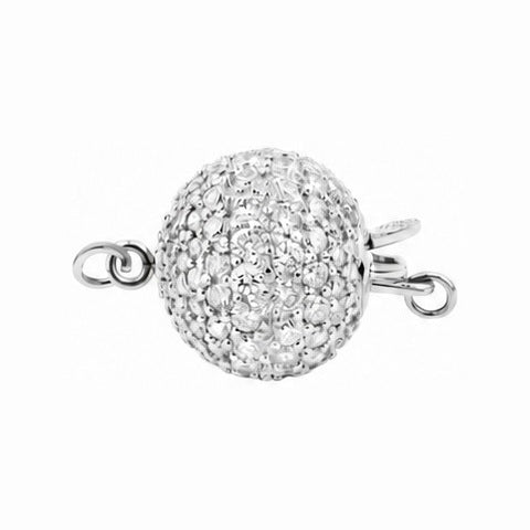 18K White Gold Diamond 2.25 cttw clasp