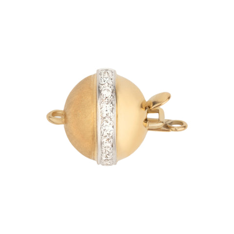 18K Yellow Gold Diamond Stripe 0.10 cttw
