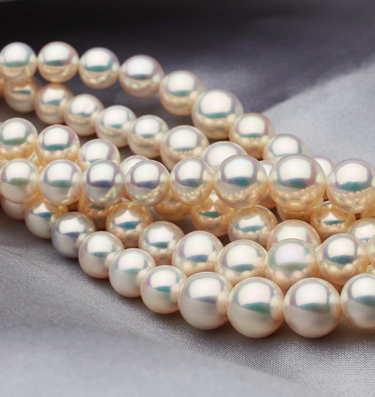The finest quality luster is called metallic - these pearls are super metallic
