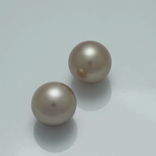 11.4 x 11.3 mm and 11.5 x 11.2 mm Fijian Pearl Pair