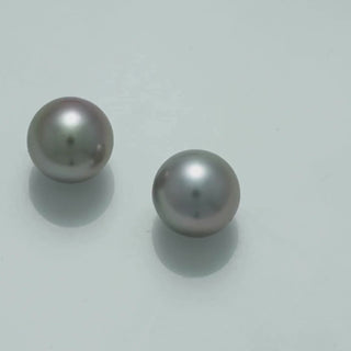10.1 x 10.0 mm and 10.0 x 10.0 mm Fijian Pearl Pair