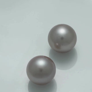 12.7 x 12.6 mm and 12.6 x 12.6 mm Fijian Pearl Pair