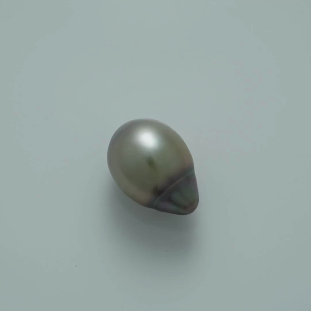 14.9 x 10.6 mm Fijian Drop Pearl