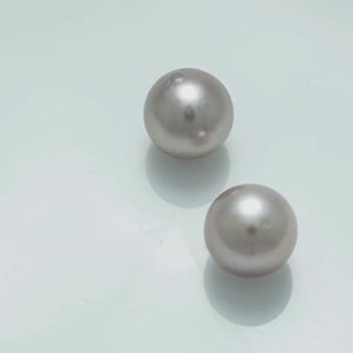 10.6 x 10.3 mm and 10.4 x 10.3 mm Fijian Pearl Pair