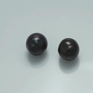 12.4 x 11.6 x 11.3 mm and 12.9 x 11.4 x 11.2 mm Fijian Baroque Pearl Pair