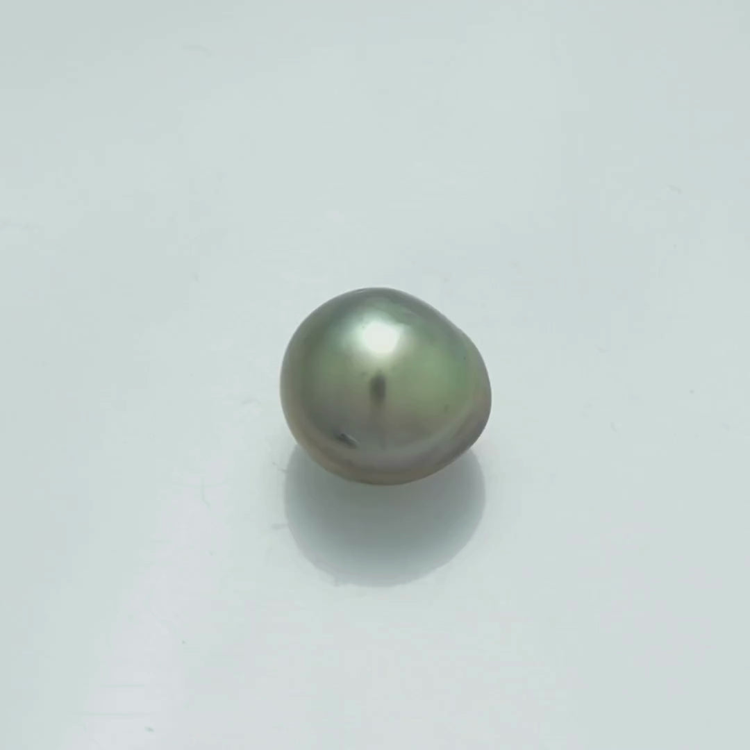 10.8 x 9.7 mm Fijian Keshi Pearl