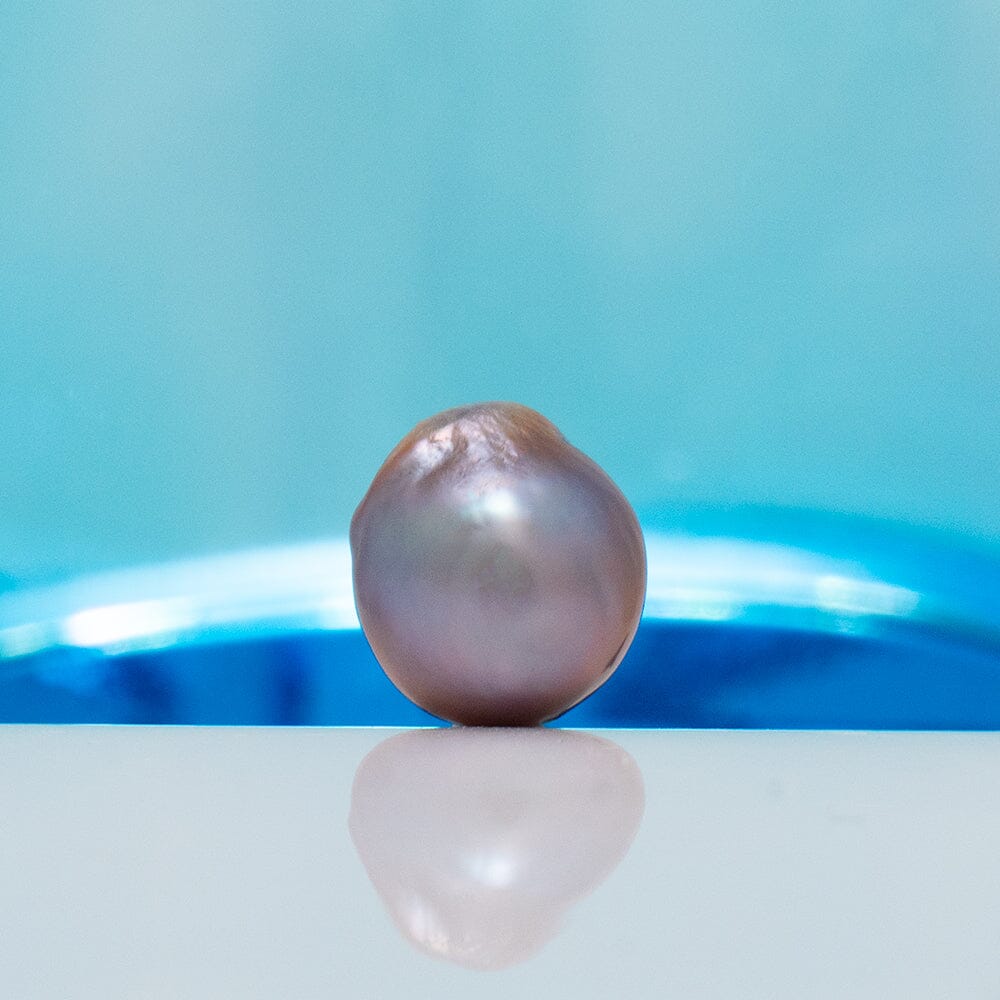 SC-3: 9-9.5 mm Deep Purple Baroque Loose Cortez Pearls loose pearl, view 2