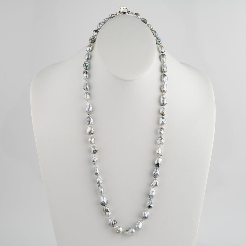 Assael Collection: 9.3–13.0 mm Fijian Keshi Pearl Necklace | Pearl