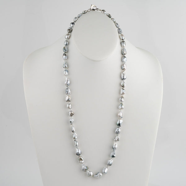 Assael Collection: 9.3–13.0 mm Fijian Keshi Pearl Necklace | Pearl