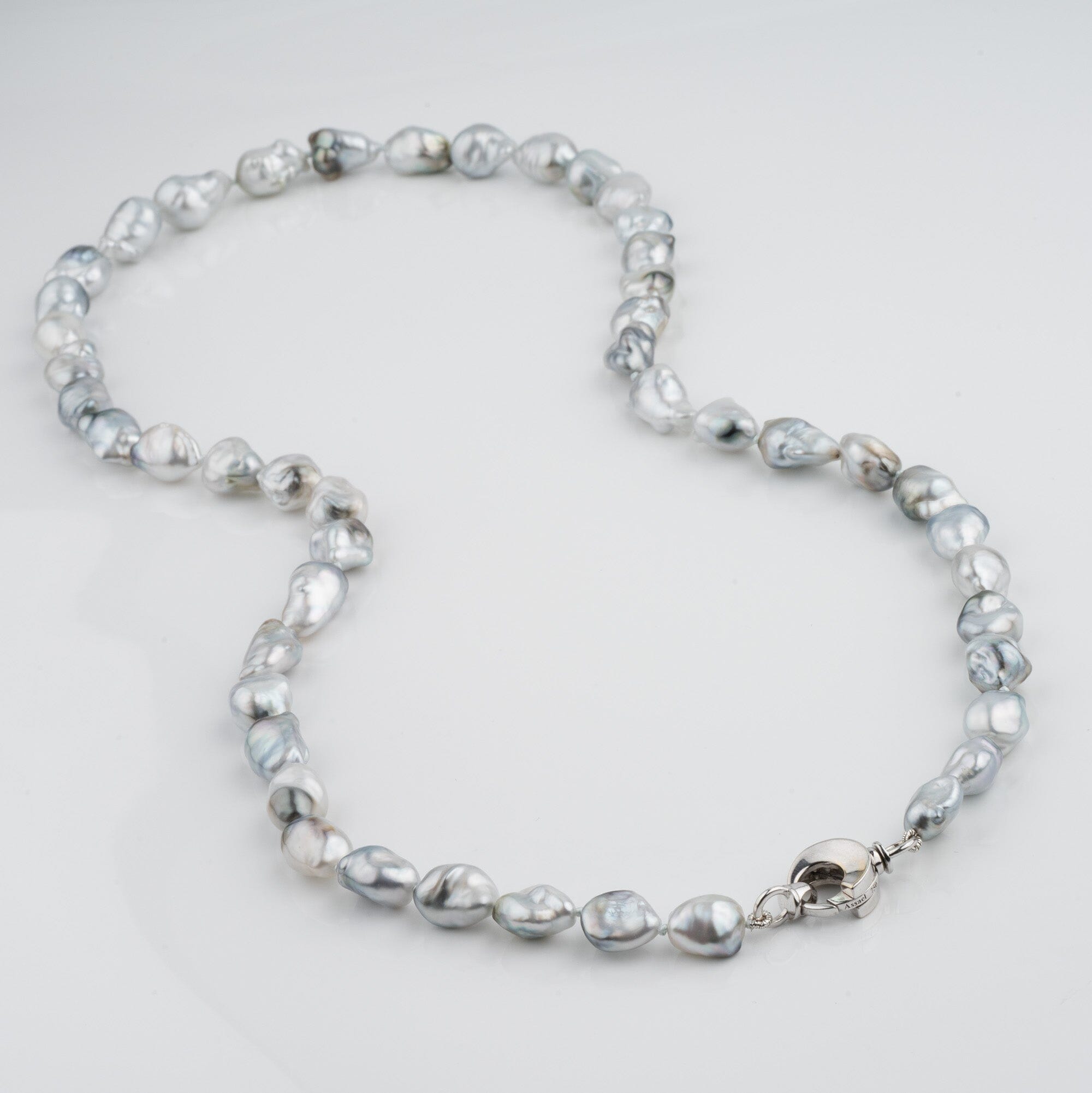 Assael Collection: 9.3–13.0 mm Fijian Keshi Pearl Necklace | Pearl