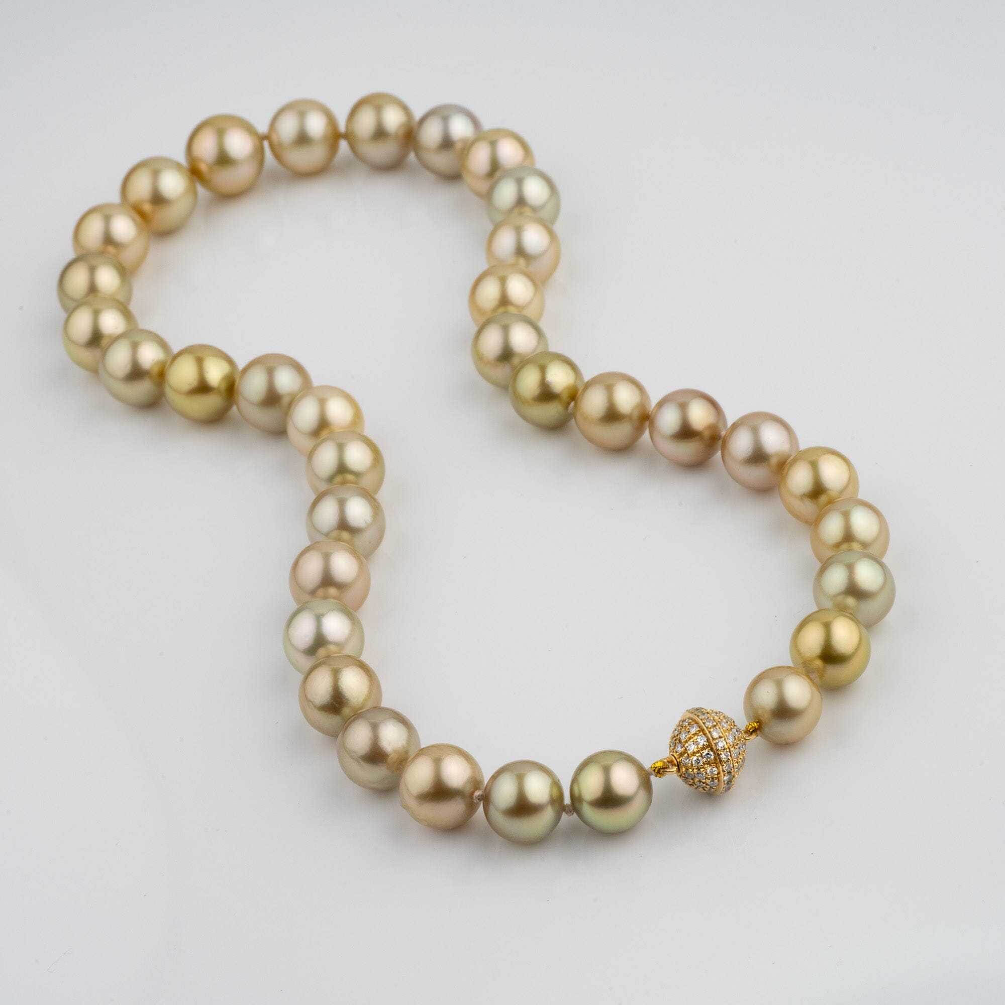 Assael Collection: 9.6–12.8 mm Fijian Pearl Necklace | Pearl Paradise