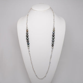 J. Hunter Keshi and Round Fijian Pearl Convertible Necklace