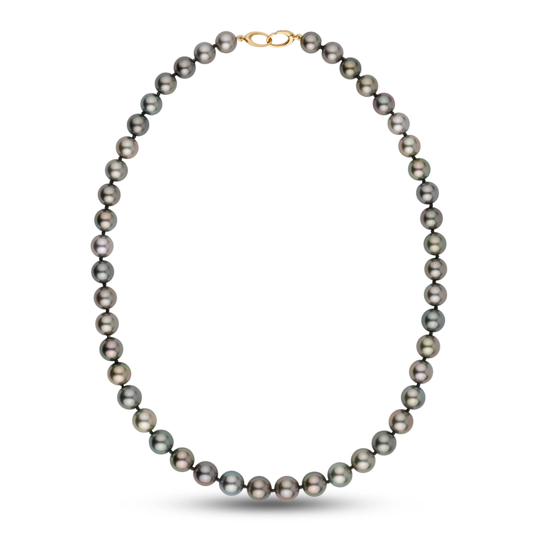 Gem Tahitian Pearl Necklace 8.0–9.3 mm Natural Color | Pearl Paradise