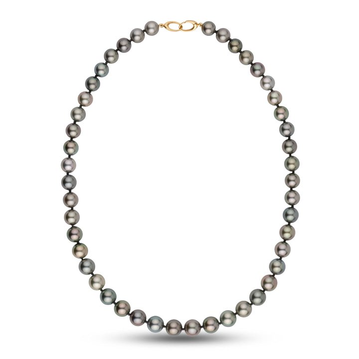 Gem Tahitian Pearl Necklace 8.0–9.3 mm Natural Color | Pearl Paradise
