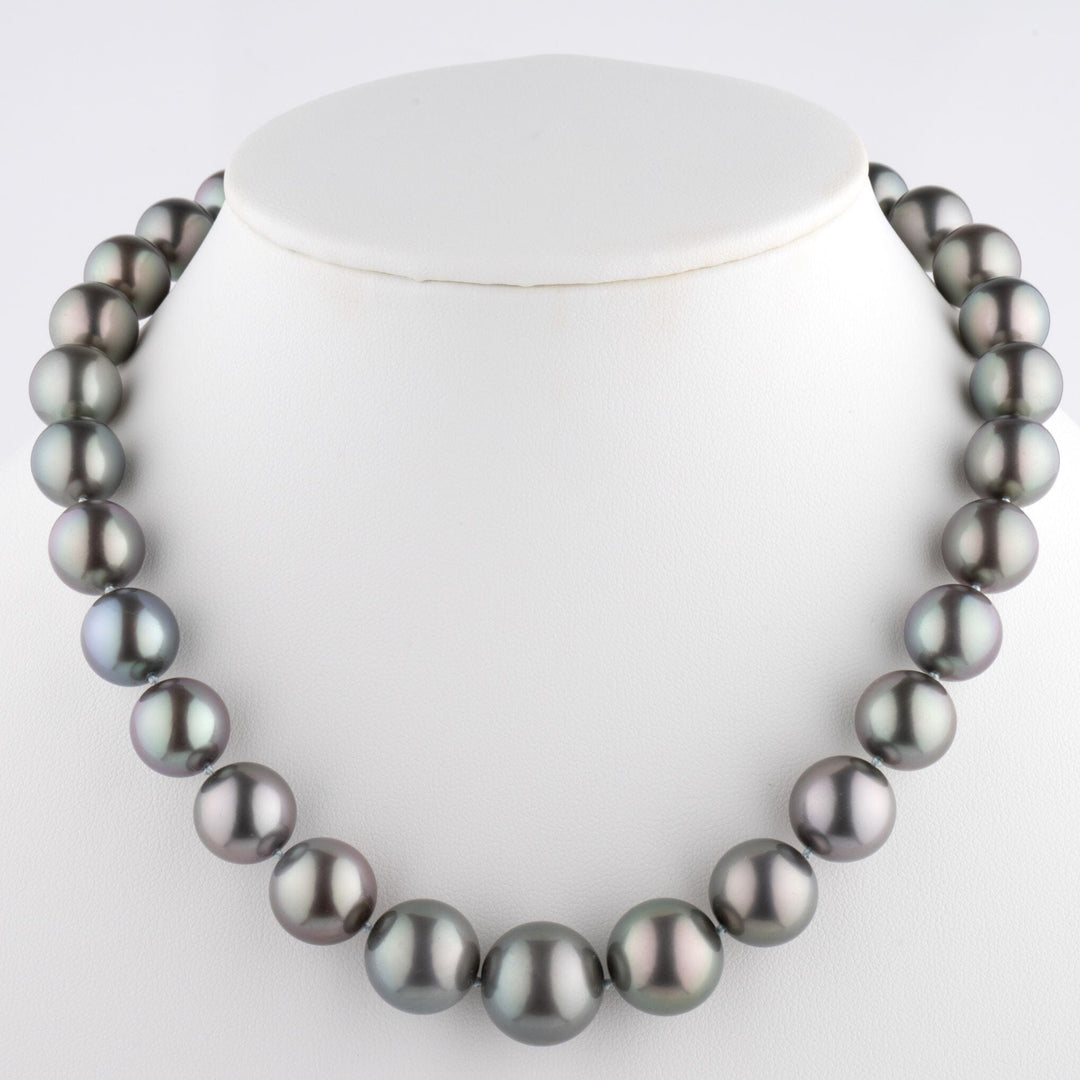 11.0-16.3 mm AAA Round Tahitian Pearl Necklace