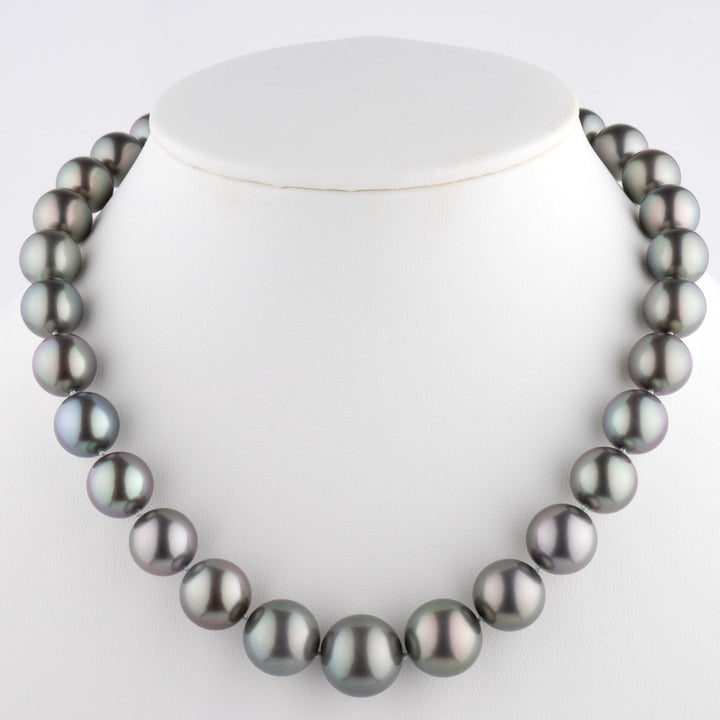 11.0-16.3 mm AAA Round Tahitian Pearl Necklace