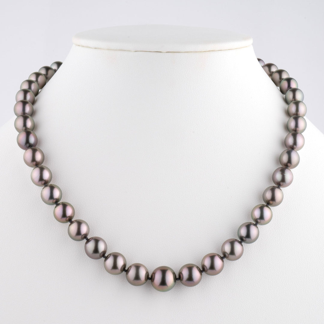 Assael Collection: 9.0–11.7 mm Round Tahitian Pearl Necklace
