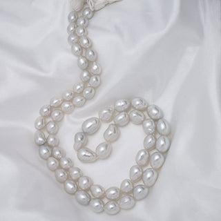 9.3–13.0 mm baroque South Sea pearl necklace