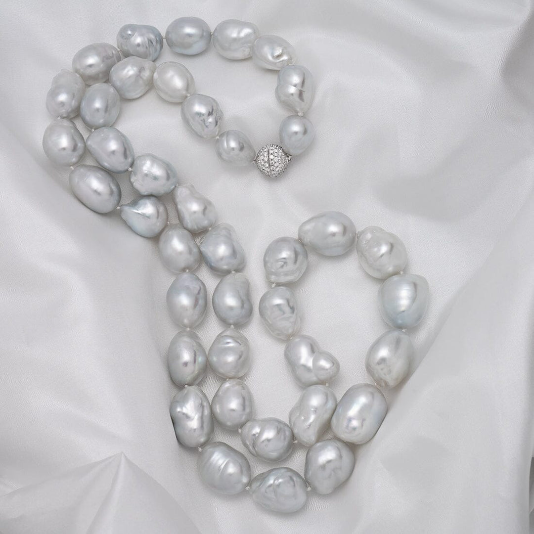 14.8–20.1 mm baroque South Sea pearl necklace