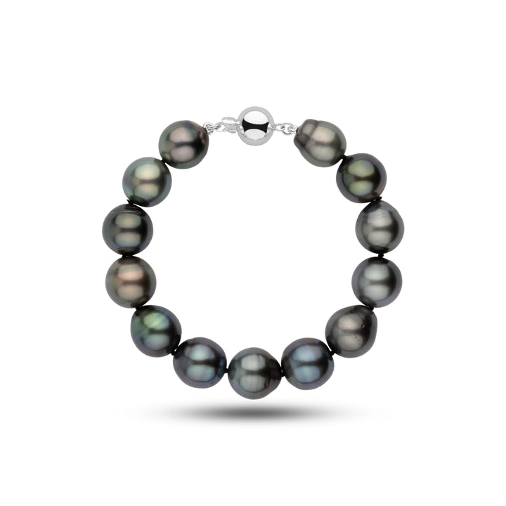 11.2-12.8 mm AA+ Tahitian Drop Pearl Bracelet