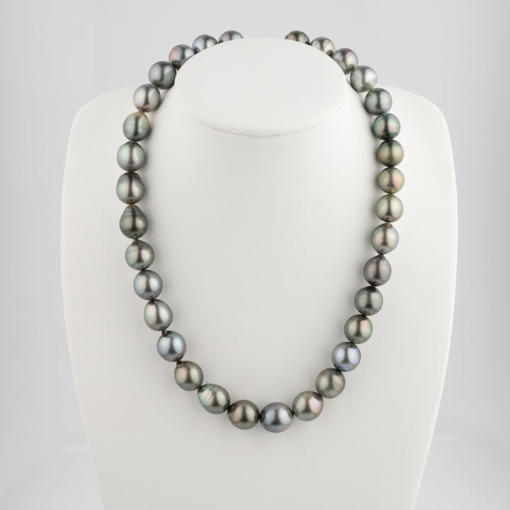 10.9-12.3 mm AA+/AAA Tahitian Drop Pearl Necklace