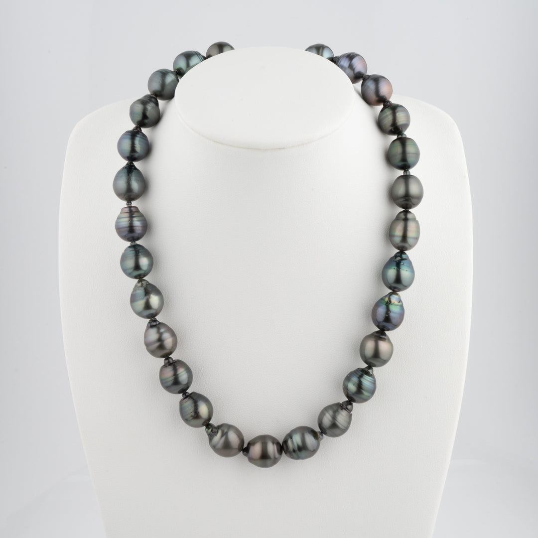 12.0-12.9 mm AA+ Baroque Tahitian Pearl Necklace