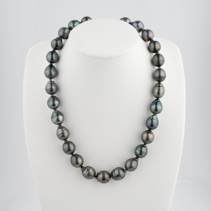 12.0-12.9 mm AA+ Baroque Tahitian Pearl Necklace