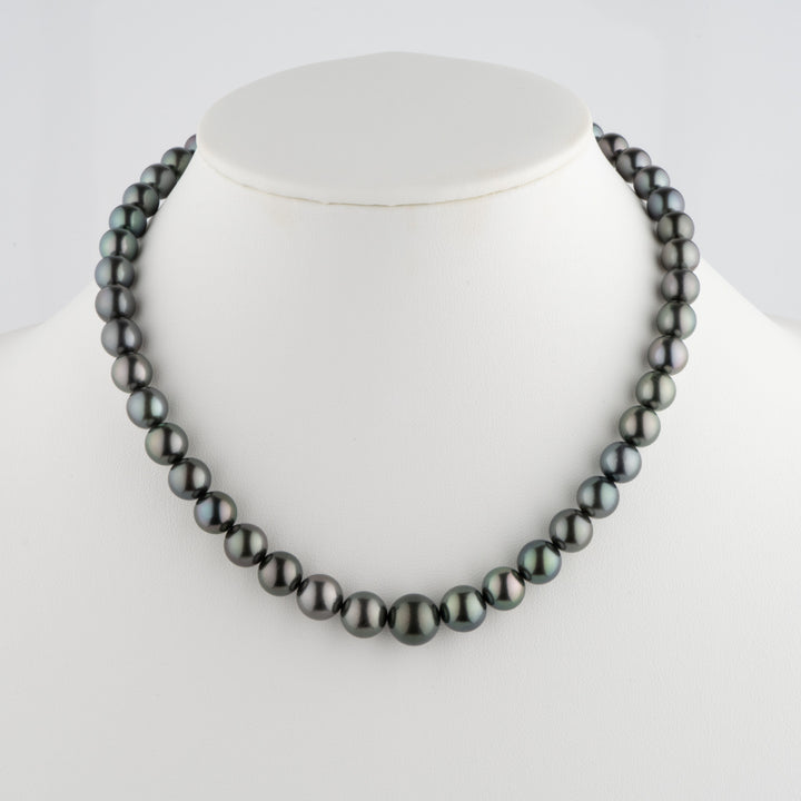8.0-11.5 mm AA+/AAA Tahitian Round Pearl Necklace