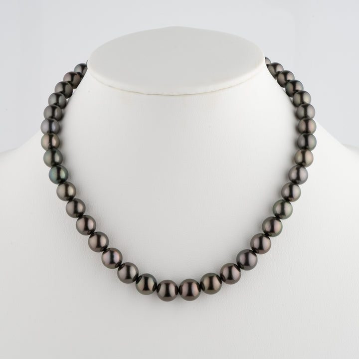 8.1–10.4 mm AA+/AAA Tahitian Round Pearl Necklace
