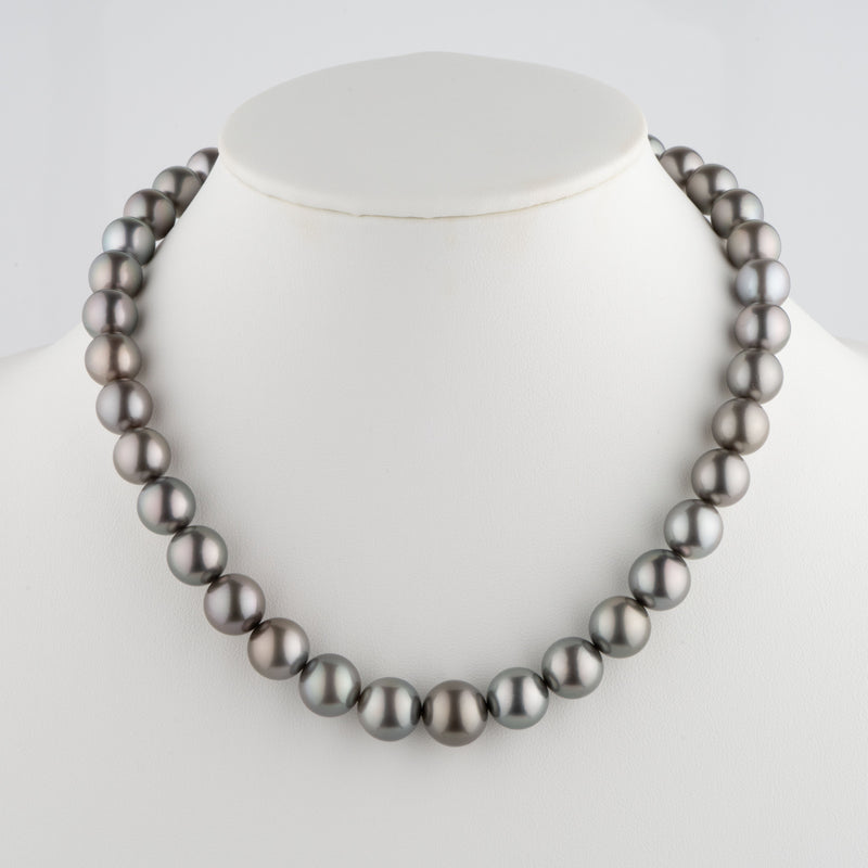 18-inch mm AA+/AAA Round Tahitian Pearl Necklace – Pearl