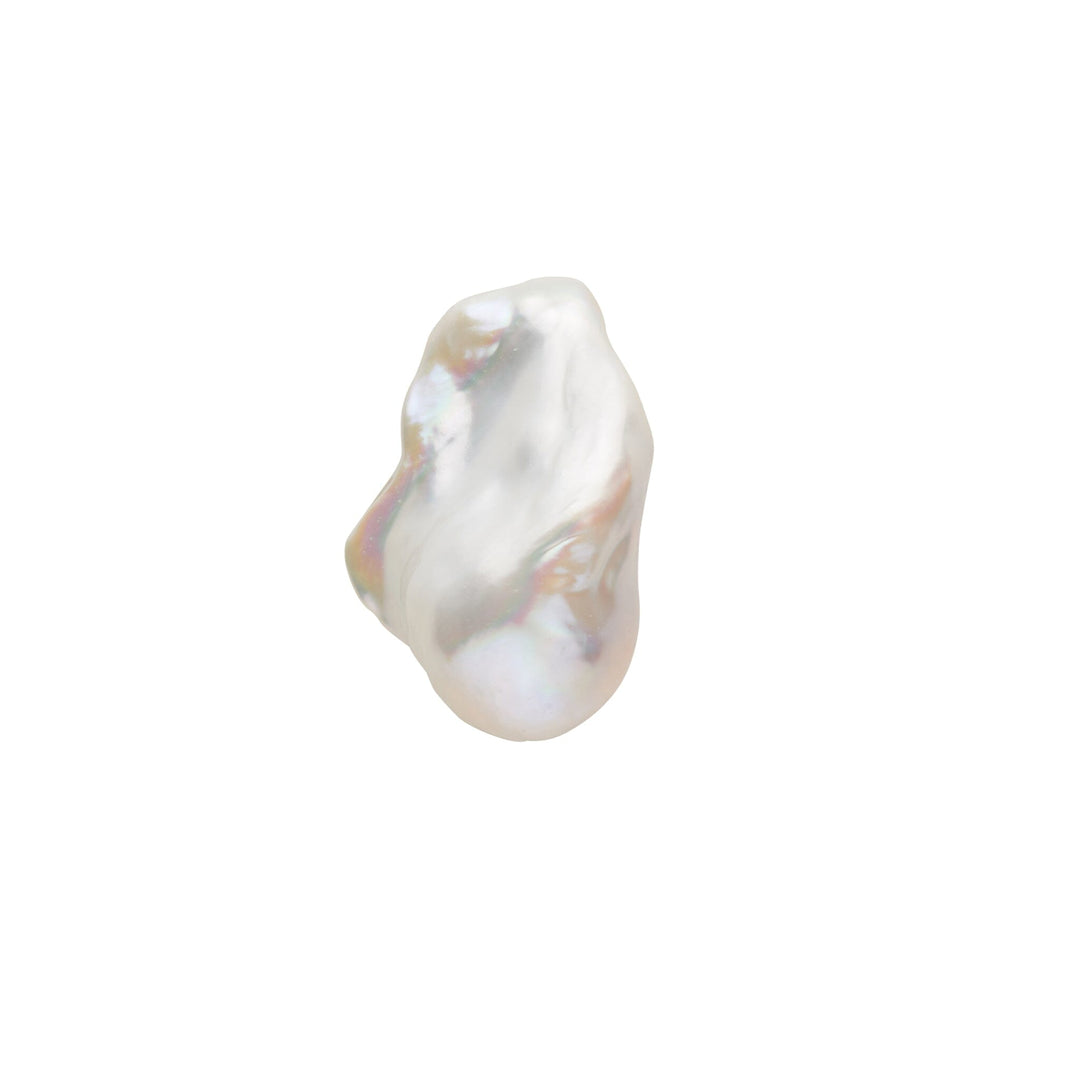 35.7 x 24.6 mm White Freshwater Fireball Pearl