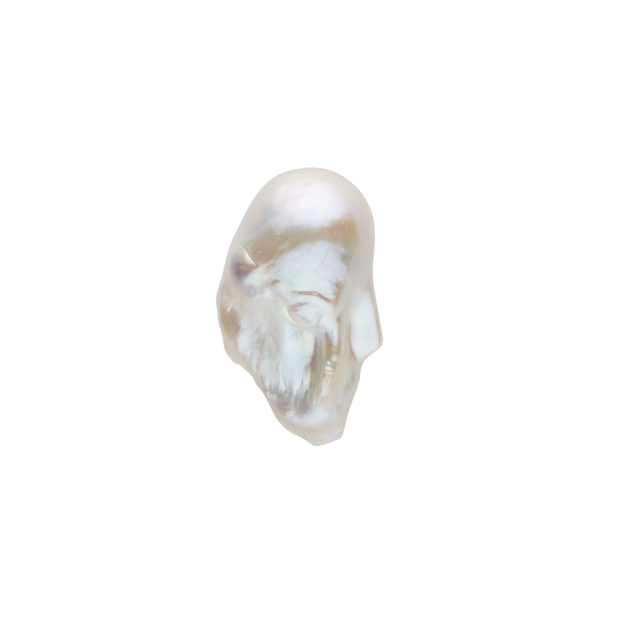 39.1 x 22.6 mm White Freshwater Fireball Pearl