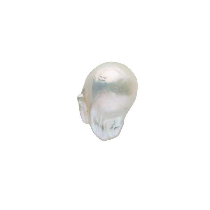 24.1 x 15.3 mm White Freshwater Fireball Pearl